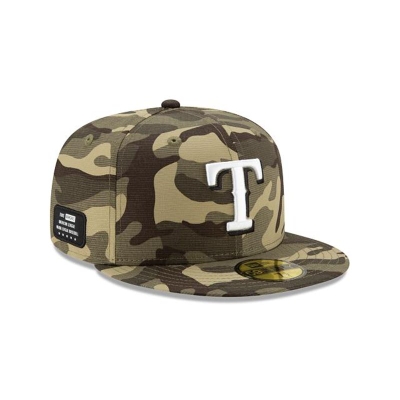 Sapca New Era Texas Rangers MLB Armed Forces Weekend 59FIFTY Fitted - Verzi